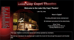 Desktop Screenshot of lakecitycapri.org