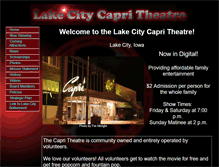 Tablet Screenshot of lakecitycapri.org